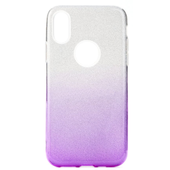 Silikónové puzdro Forcell Shining pre Samsung Galaxy A51 fialové