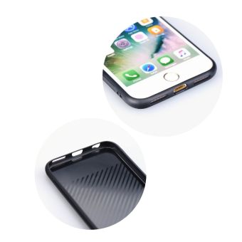 Plastové puzdro Forcell Glass pre Samsung Galaxy S20 Plus čierne