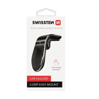 Magnetický držiak do ventilácie auta Swissten Easy Mount čierny