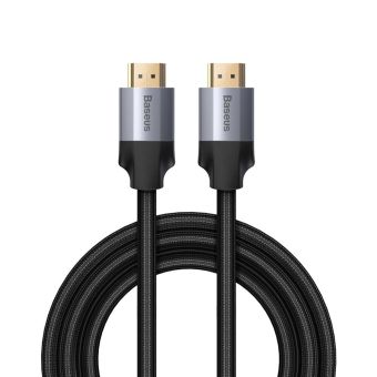 Kábel Baseus HDMI 2.0 4K 60HZ 3D, 18Gbps 2m čierno-šedý