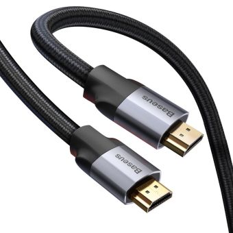 Kábel Baseus HDMI 2.0 4K 60HZ 3D, 18Gbps 2m čierno-šedý