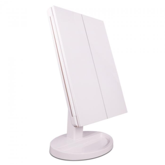 Kozmetické Make-Up zrkadlo iMirror 3D Fascinate trojpanelové s LED Line osvetlením biele