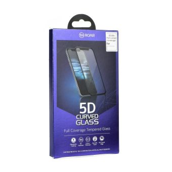 Tvrdené sklo Roar 5D Glass pre Huawei P Smart S/Y8p celotvárové čierne, full glue