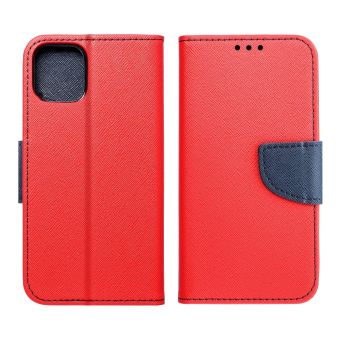 Diárové puzdro na Xiaomi Redmi Note 9 Fancy červeno modré