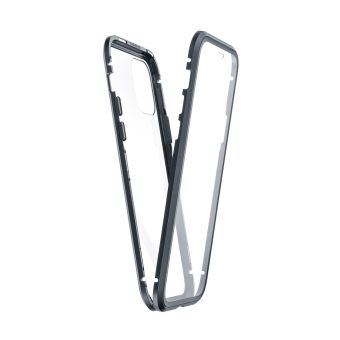 Plastové puzdro na Apple iPhone 12/12 Pro Magneto 360 čierne 