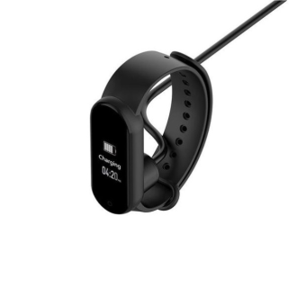 Nabíjací kábel na Xiaomi Miband 5/6 Magnetický Tactical USB čierny