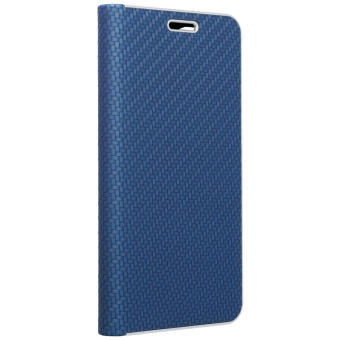 Diárové puzdro na Samsung Galaxy A21s A217 Forcell Luna Carbon modré