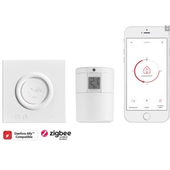 Inteligentné vykurovanie Danfoss Ally Starterset ZigBee