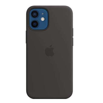 Puzdro Apple na Apple iPhone 12 mini Silicone MagSafe čierne