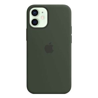Silikónové puzdro Apple na Apple iPhone 12 Mini MHKR3ZM/A Silicone Case with MagSafe Cypress Green