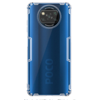 Nillkin Nature TPU Kryt pre Xiaomi Poco X3 Transparentný