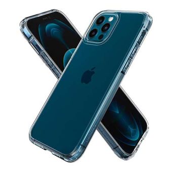 Plastové puzdro Apple iPhone 12/12 Pro Spigen Liquid Crystal transparentné