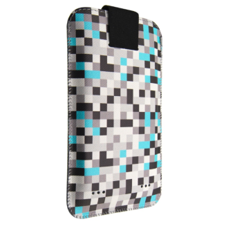 Puzdro vsuvka Fixed Soft Slim, 3XL, vzor Grey Dice