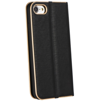 Diárové puzdro na Samsung Galaxy S21 5G Luna gold čierne