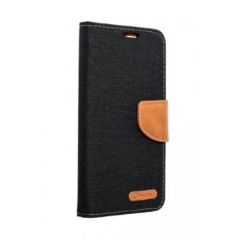 Diárové puzdro na Samsung Galaxy S21 Ultra G998 Canvas Book čierne