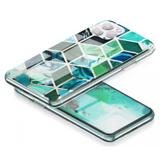 Silikónové puzdro na Apple iPhone X/Xs Forcell MARBLE COSMO vzor 08