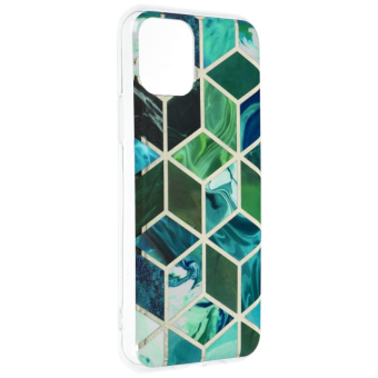 Silikónové puzdro na Apple iPhone X/Xs Forcell MARBLE COSMO vzor 08