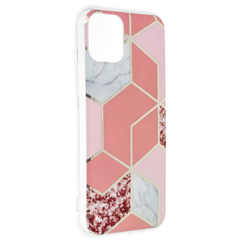 Silikónové puzdro na Apple iPhone 12 Pro Max Forcell MARBLE COSMO vzor 02