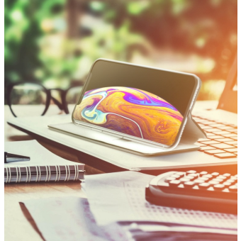 Diárové puzdro na Samsung Galaxy A32 5G Forcell Elegance sivé