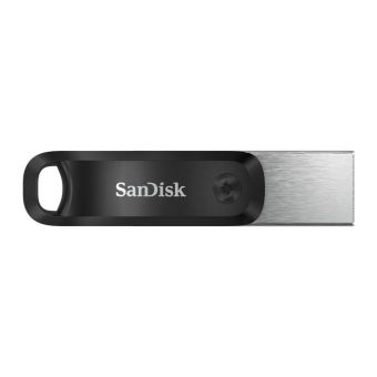 SanDisk iXpand Go, 128 GB, USB 3.0, Lightning, čierno-strieborný
