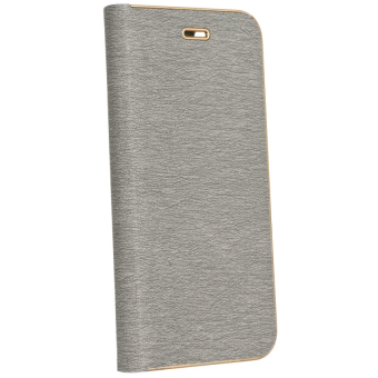 Diárové puzdro na Samsung Galaxy A52/A52 5G Forcell Luna Gold strieborné