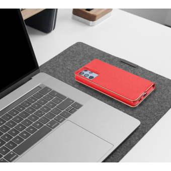 Diárové puzdro na Samsung Galaxy A32 5G Forcell Luna Gold červené