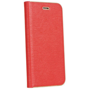 Diárové puzdro na Samsung Galaxy A12/M12 Forcell Luna Gold červené