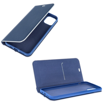 Diárové puzdro na Samsung Galaxy A32 5G Forcell Luna Carbon modré