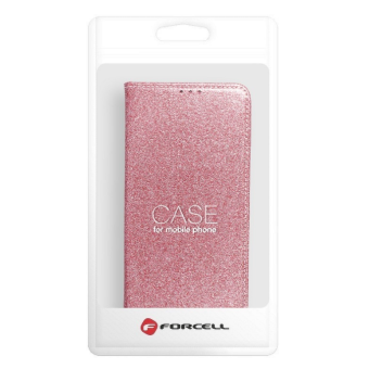 Diárové puzdro na Motorola Moto G 5G Plus Forcell SHINING Book ružovo-zlaté