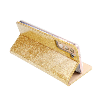 Diárové puzdro na Motorola Moto G 5G Plus Forcell SHINING Book zlaté