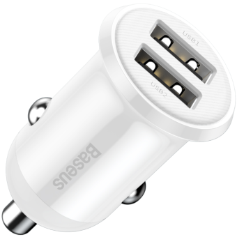Autonabíjačka Baseus Grain Pro CCALLP-02 2x USB 4,8A CCALLP-02 biela