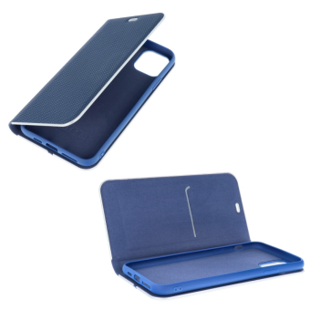 Diárové puzdro na Xiaomi Redmi Note 10 Pro Forcell Luna Carbon modré