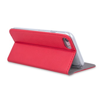 Diárové puzdro na Motorola Moto G9 Power Smart Book červené