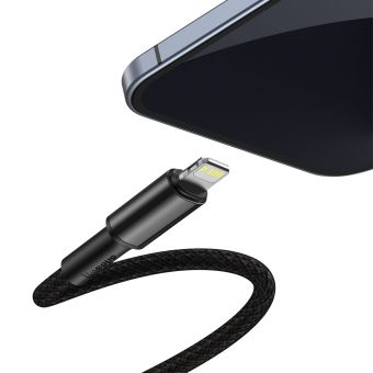 Dátový kábel Baseus High Density PD USB-C - Lightning 1,0 m 20W čierny