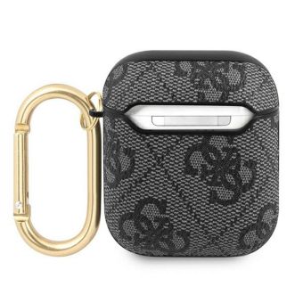 Obal Guess 4G Script PC/PU AirPods 1/2 GUA24GSMK Grey