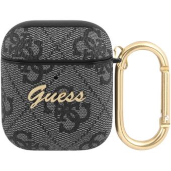 Obal Guess 4G Script PC/PU AirPods 1/2 GUA24GSMK Grey