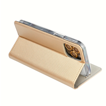 Diárové puzdro na Motorola Moto G100 Smart Book zlaté
