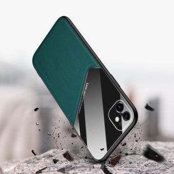 Silikónové puzdro na Apple iPhone 12/12 Pro Metal Sheet zelené