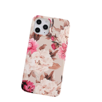Silikónové puzdro na Apple iPhone 12/12 Pro Retro kvety