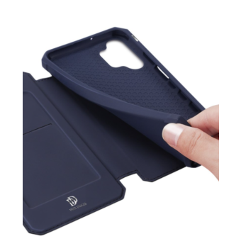 Diárové puzdro na Samsung Galaxy S21 Plus 5G Dux Ducis Skin X modré