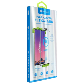 Tvrdené sklo na Samsung Galaxy S21 FE 5G Bestsuit Flexible Hybrid Glass 5D čierne 