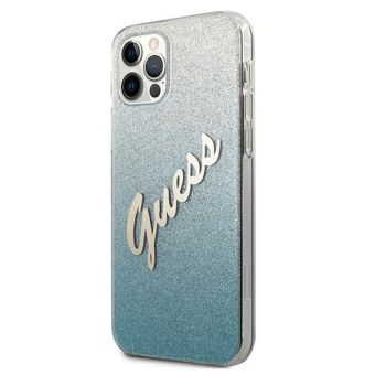 Puzdro Guess GUHCP12MPCUGLSBL  Apple iPhone 12/12 Pro Vintage modré
