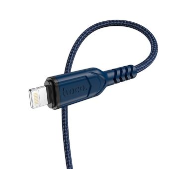 Kábel HOCO VICTORY X59, USB na Lightning 8-pin 2,4A , 1m, modré