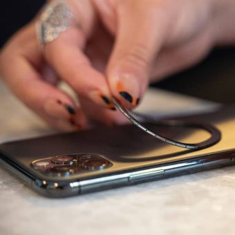 Adaptér Mophie Snap 2x magnetický kruh čierny