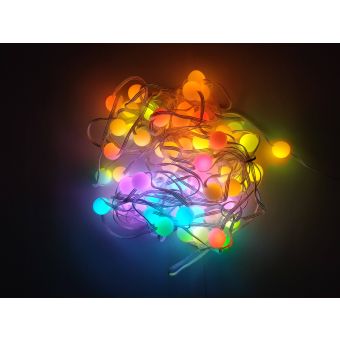 LED reťaz iQtech SmartLife WL039 Music Wi-Fi RGBW 10 m