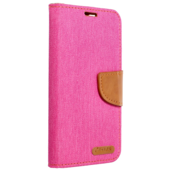 Diárové puzdro na Samsung Galaxy S21 FE 5G Canvas ružové