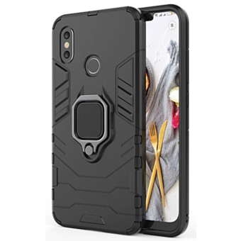 Odolné puzdro na Samsung Galaxy A22 5G Defender Ring Armor čierne