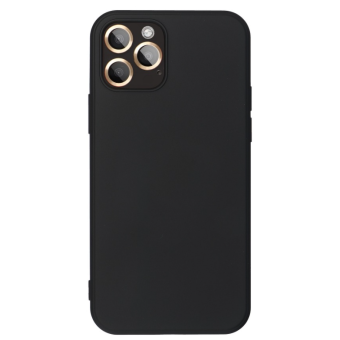 Silikónové puzdro na Apple iPhone 13 Pro Forcell Silicone Lite čierne