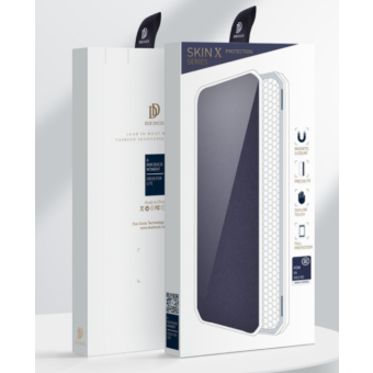 Diárové puzdro na Samsung Galaxy A22 Dux Ducis Skin Pro modré