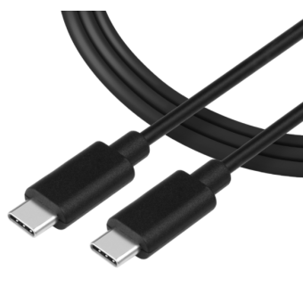 Kábel Tactical Smooth Thread USB-C/USB-C 0.3 m čierny